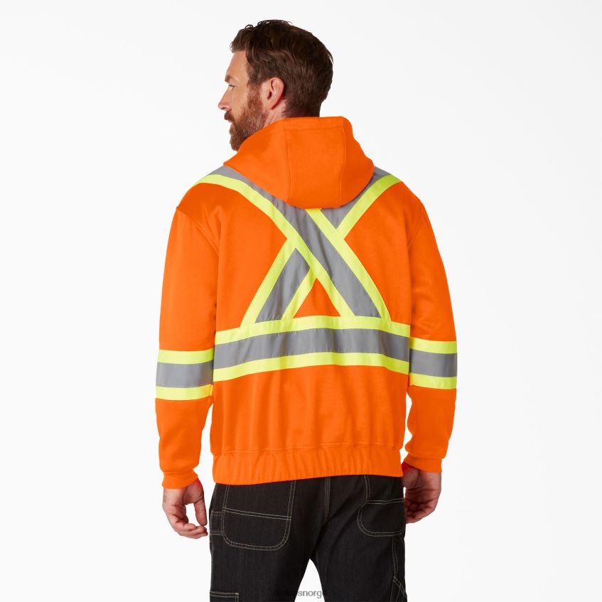 Dickies unisex hei vis sikkerhetshettegenser 4NB6FR1458 arbeidsklær ansi oransje (ao)