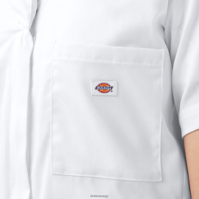 Dickies kvinner kjølende kjeledress med korte ermer 4NB6FR1548 arbeidsklær hvit (wh)