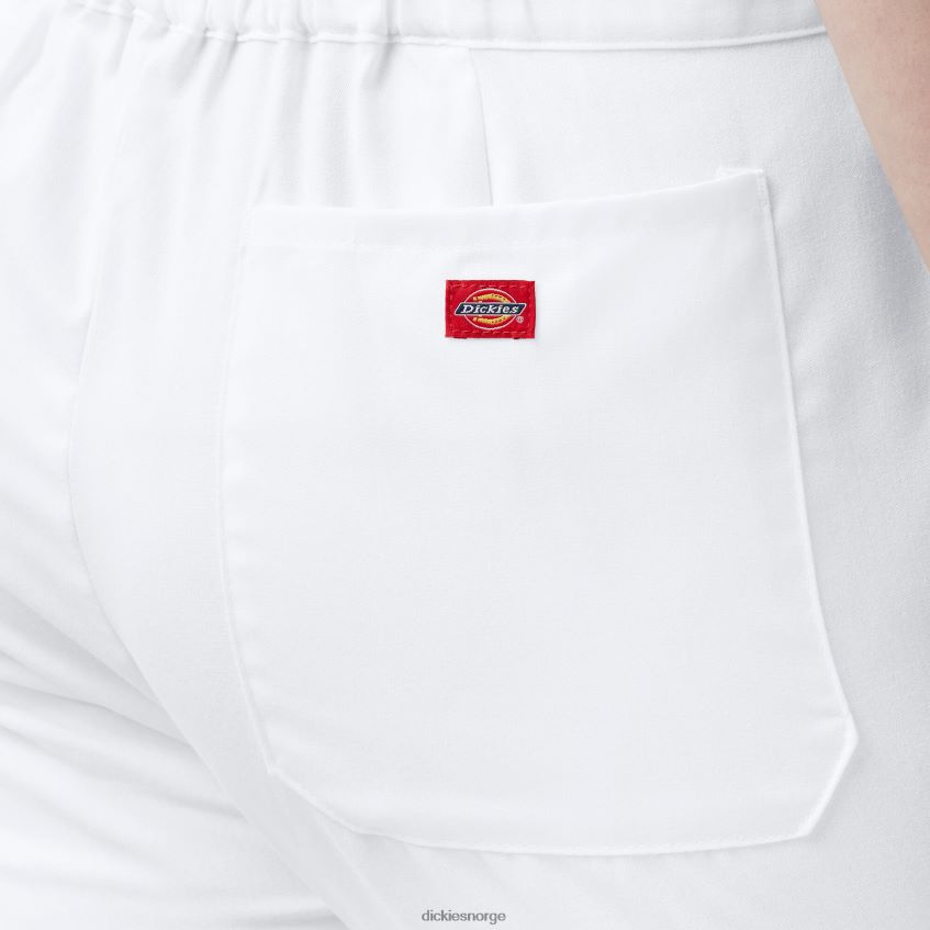 Dickies kvinner pluss flex-kjølende kjeledress med korte ermer 4NB6FR1554 arbeidsklær hvit (wh)
