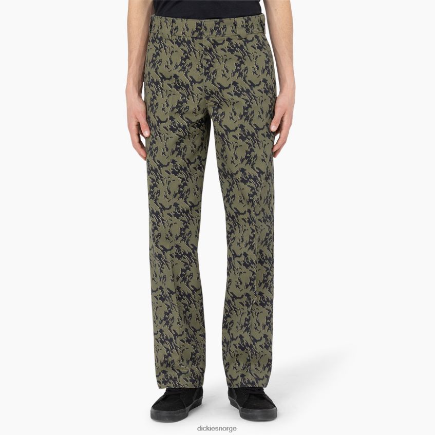 Dickies menn Drewsey camo arbeidsbukser 4NB6FR331 arbeidsklær militærgrønn glitch camo (mpe)
