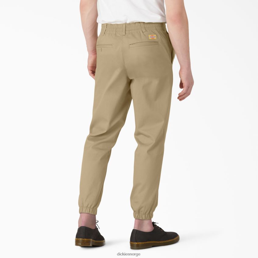 Dickies menn cropped jogger arbeidsbukser 4NB6FR268 arbeidsklær khaki (kh)