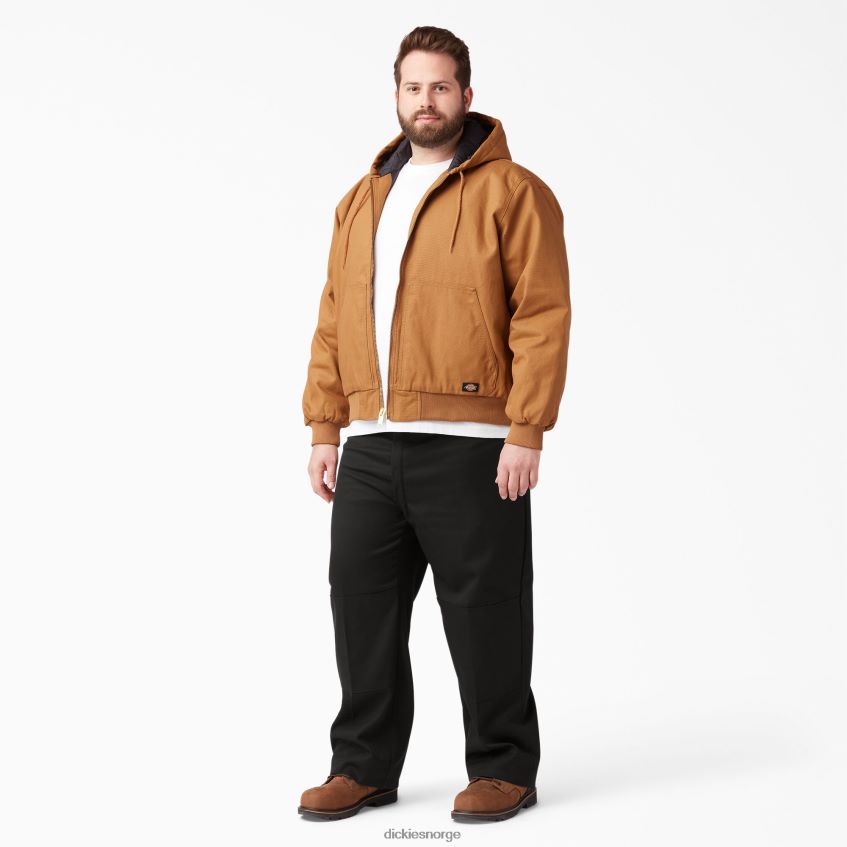 Dickies menn flex loose fit arbeidsbukser med dobbel kne 4NB6FR132 arbeidsklær svart (bk)