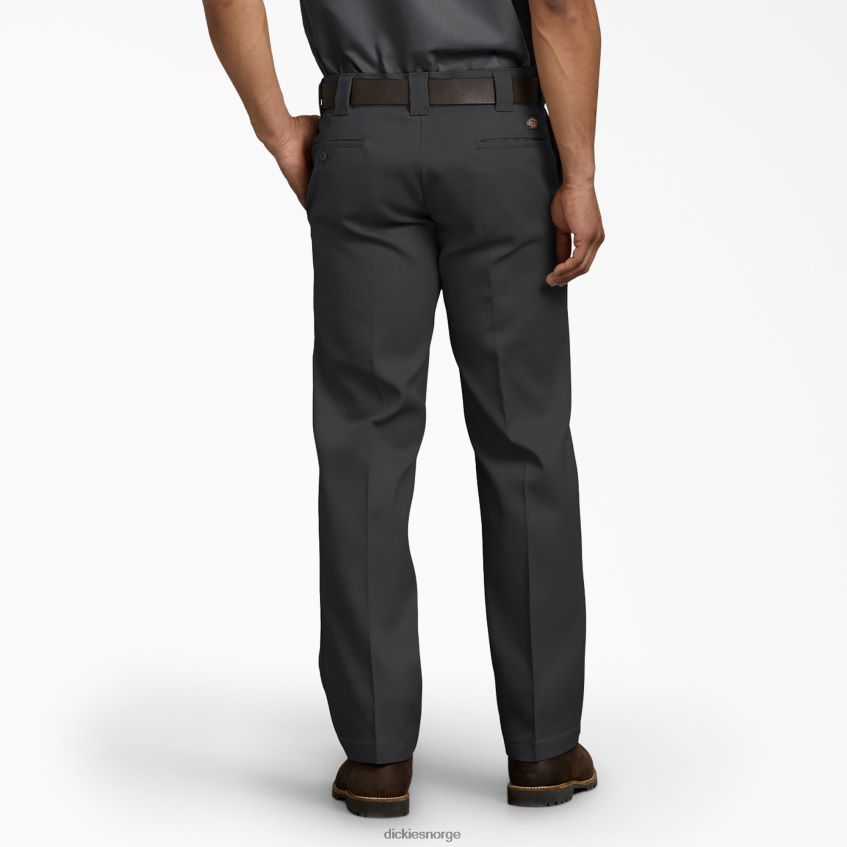 Dickies menn flex slim fit arbeidsbukser 4NB6FR152 arbeidsklær svart (bk)