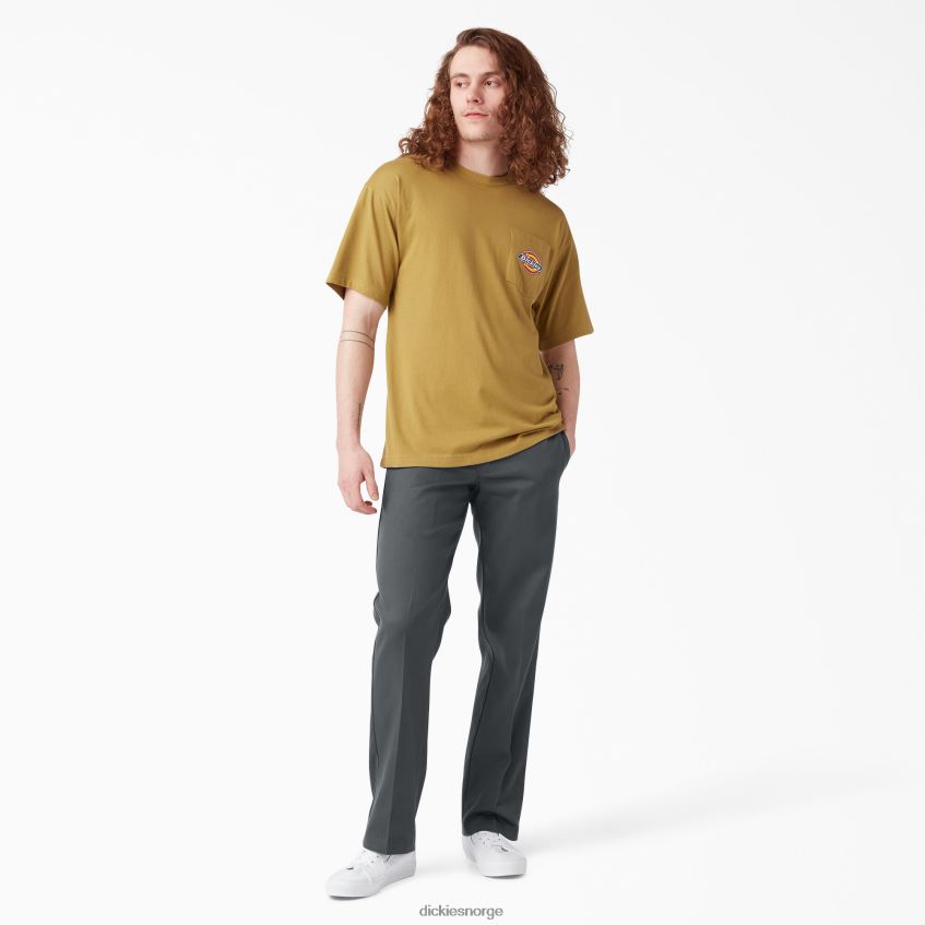 Dickies menn flex slim fit arbeidsbukser 4NB6FR153 arbeidsklær koksgrå (ch)