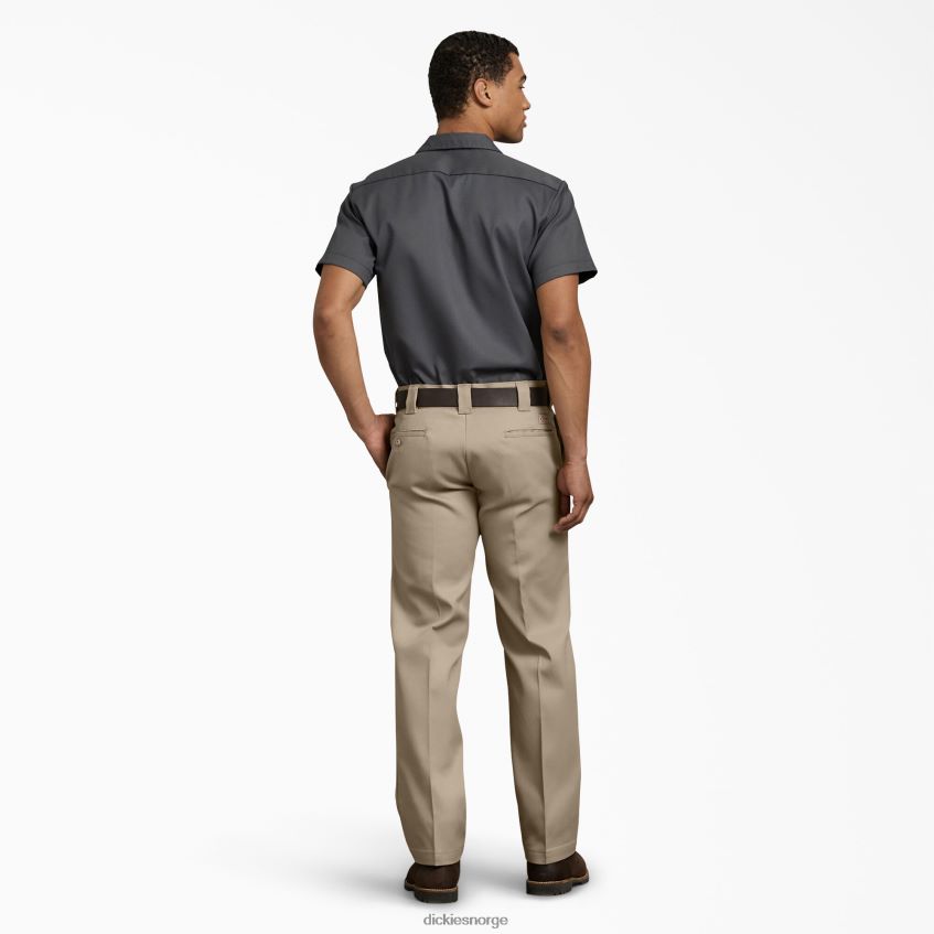 Dickies menn flex slim fit arbeidsbukser 4NB6FR155 arbeidsklær ørkensand (ds)