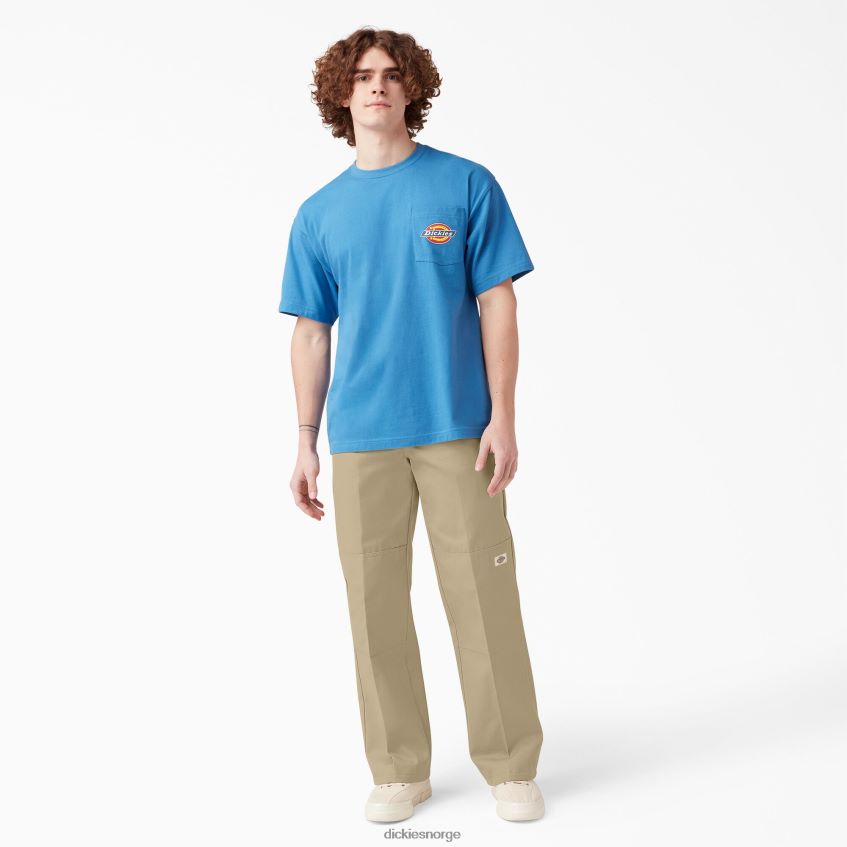 Dickies menn loose fit arbeidsbukser med dobbel kne 4NB6FR30 arbeidsklær khaki (kh)