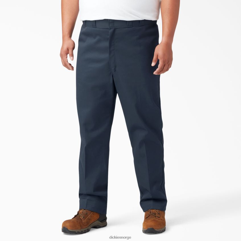 Dickies menn original 874 arbeidsbukse 4NB6FR5 arbeidsklær mørk marineblå (dn)