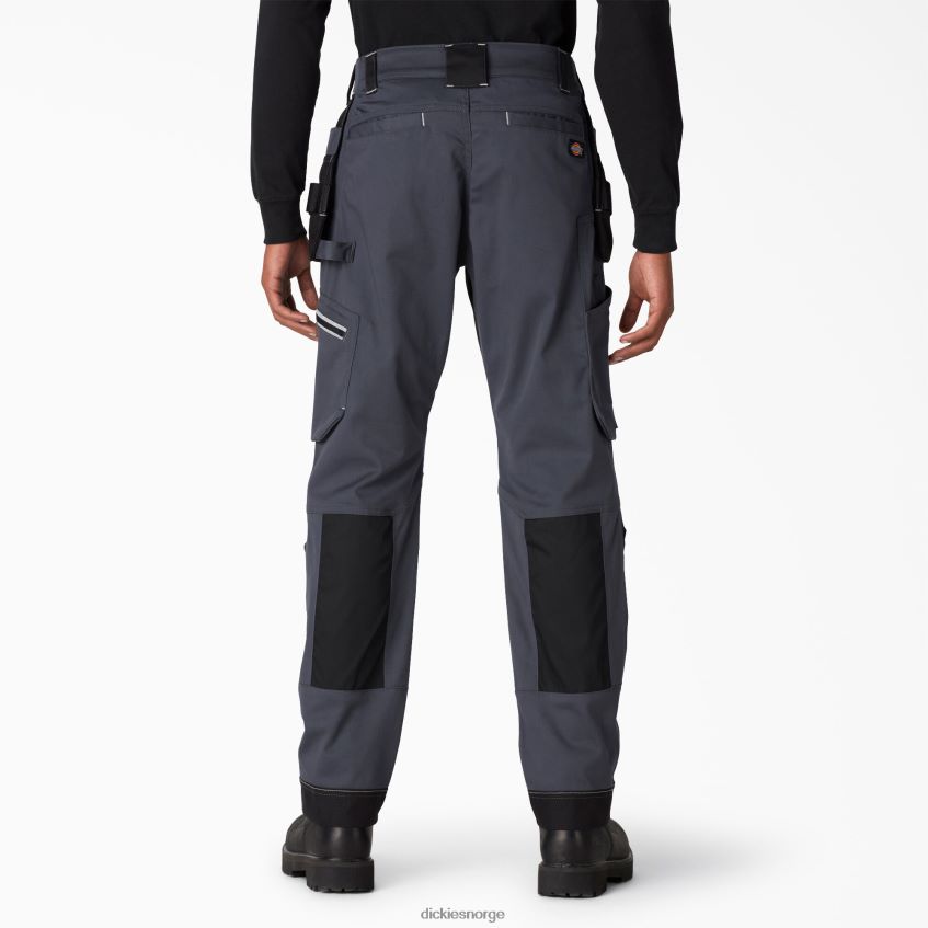 Dickies menn ytelse arbeidsklær universal hylsterbukser 4NB6FR237 arbeidsklær grå svart (ueb)