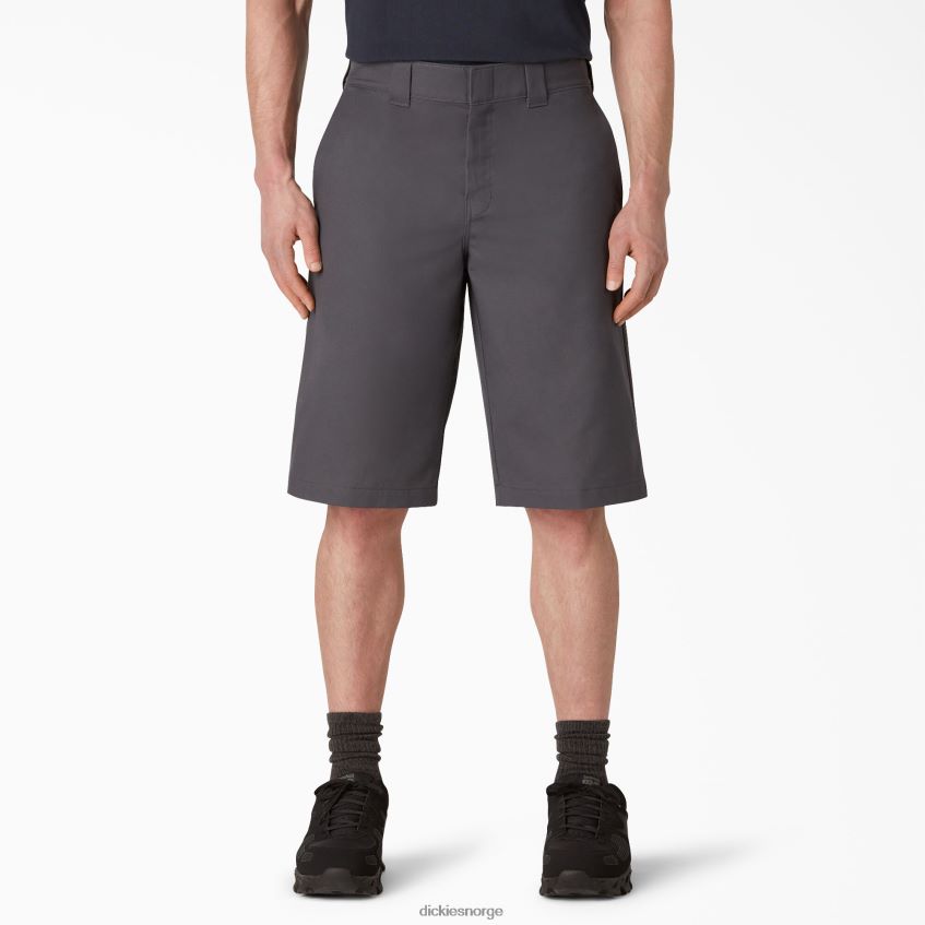 Dickies menn kjølende aktiv midje shorts foran 13" 4NB6FR399 arbeidsklær koksgrå (ch)