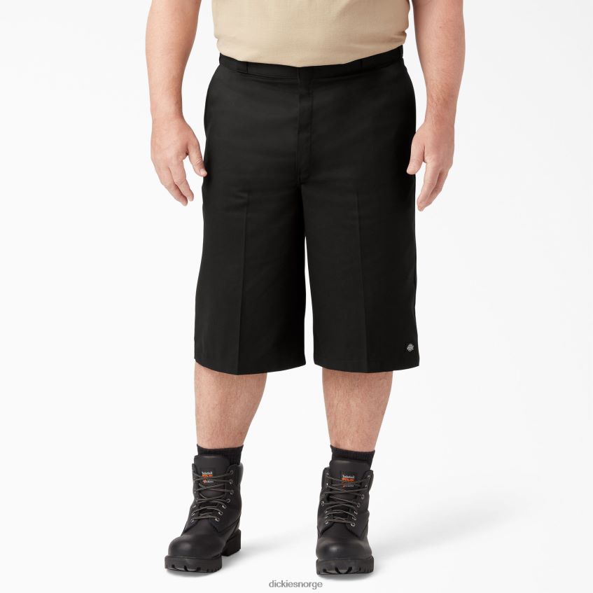 Dickies menn løs passform flerbruks lommearbeidsshorts 15