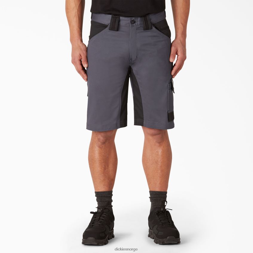 Dickies menn ytelse arbeidsklær gdt cargo shorts 11" 4NB6FR446 arbeidsklær grå svart (ueb)
