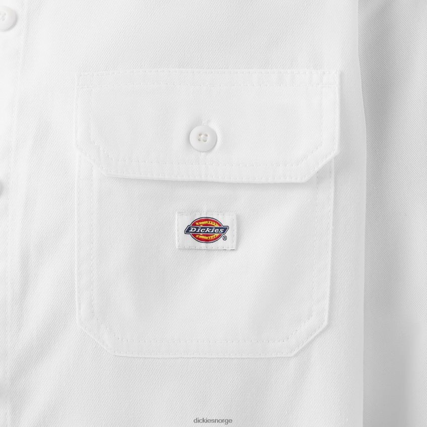 Dickies kvinner langermet arbeidsskjorte med avslappet passform 4NB6FR2009 arbeidsklær hvit (wh)
