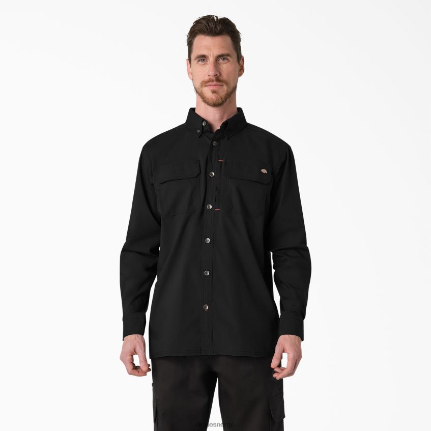 Dickies menn duratech ranger ripstop skjorte 4NB6FR686 arbeidsklær svart (bk)