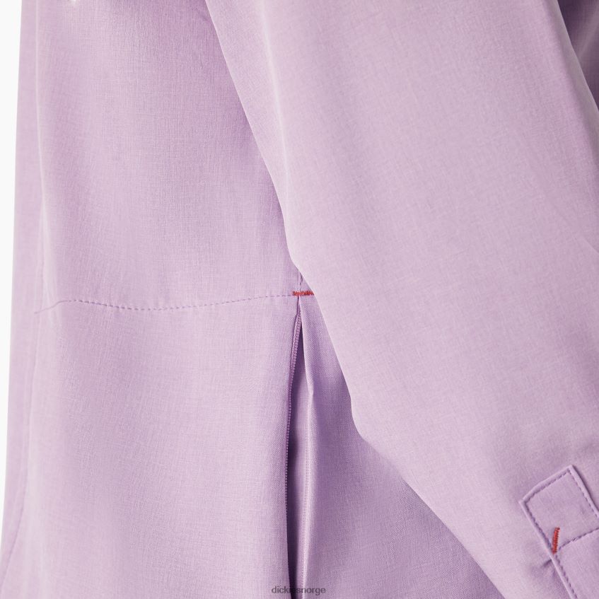 Dickies kvinner pluss avkjølende arbeidsskjorte med rulleflik 4NB6FR1687 arbeidsklær lilla rose (urd)