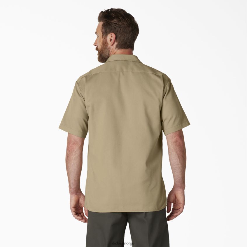 Dickies menn kortermet arbeidsskjorte 4NB6FR495 arbeidsklær khaki (kh)