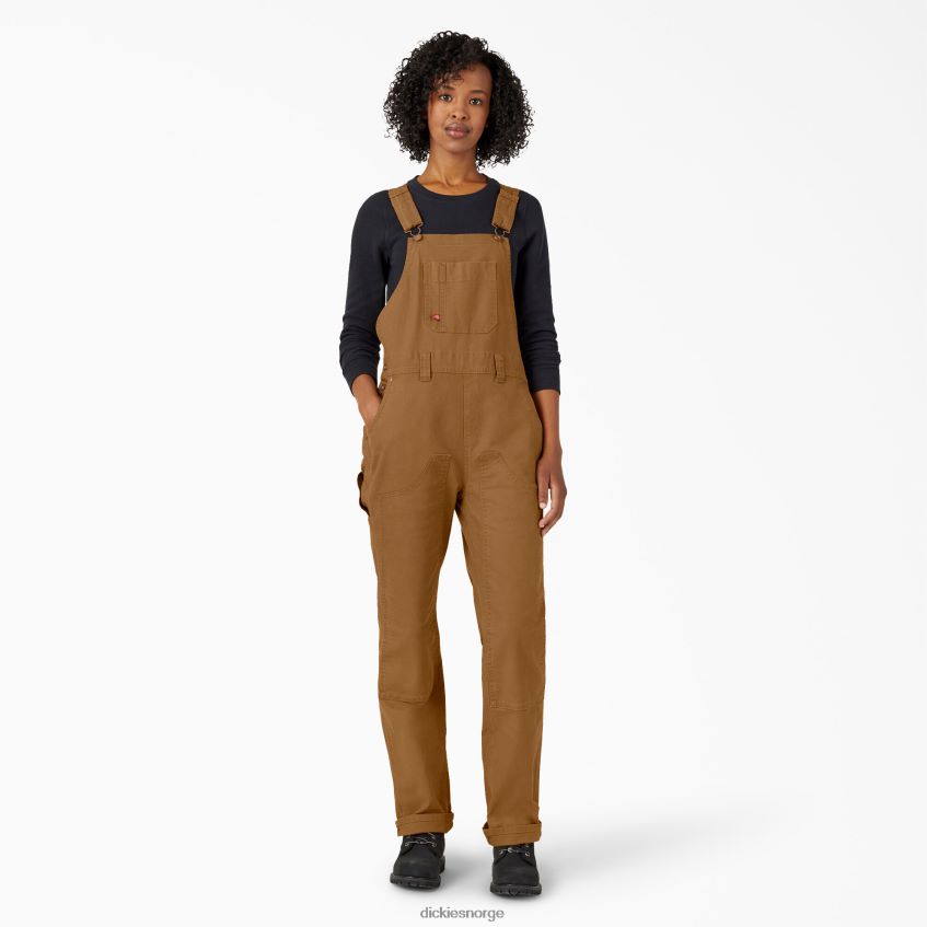 Dickies kvinner and dobbel smekkedress foran 4NB6FR1568 klær skyllet brun and (rbd)