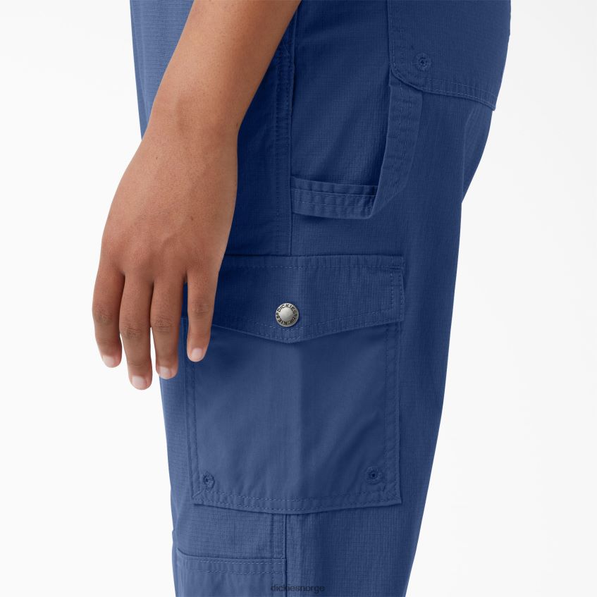 Dickies kvinner kjølende ripstop bib overall 4NB6FR1611 klær skyllet retro indigo (rri)