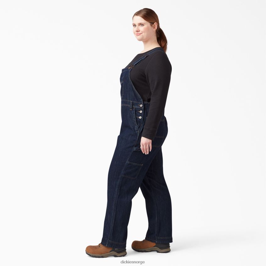 Dickies kvinner pluss avslappet passform bib overalls 4NB6FR1563 klær regelmessig