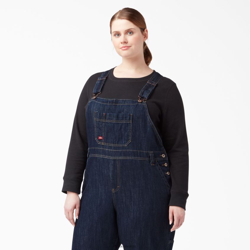 Dickies kvinner pluss avslappet passform bib overalls 4NB6FR1563 klær regelmessig