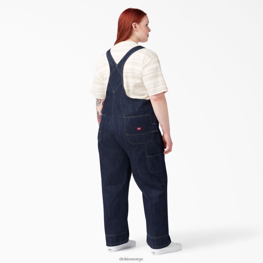 Dickies kvinner pluss avslappet passform bib overalls 4NB6FR1563 klær regelmessig