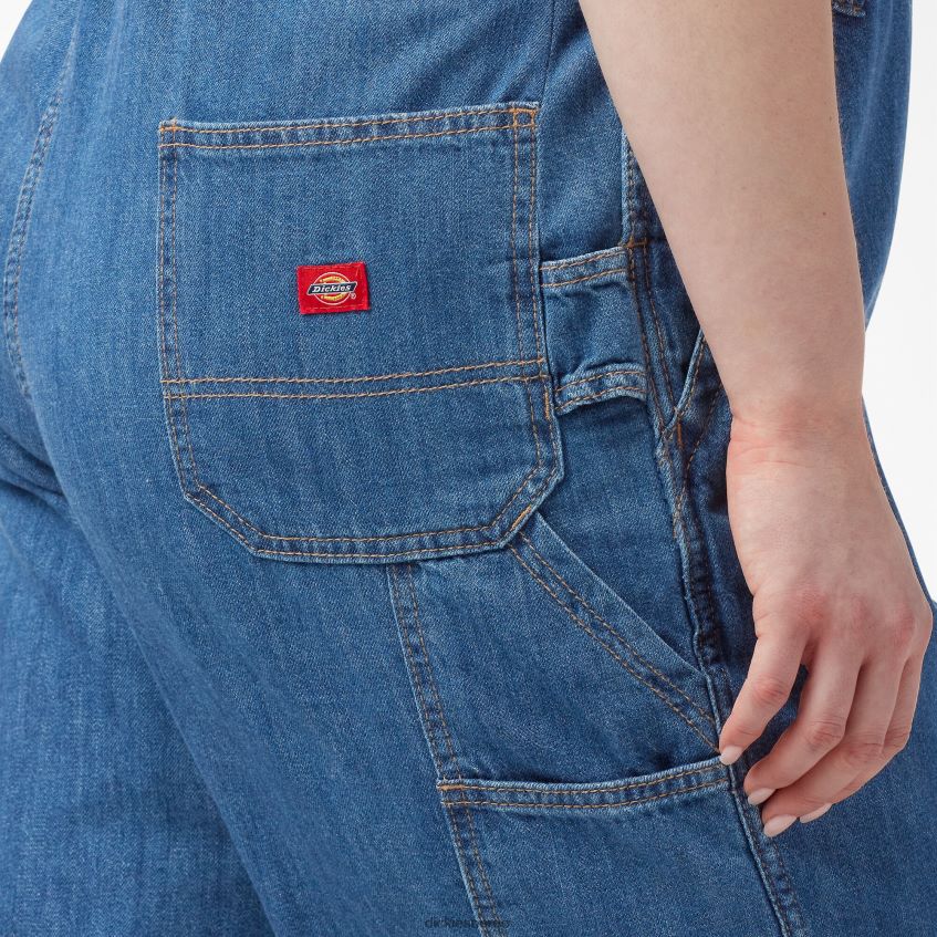 Dickies kvinner pluss avslappet passform bib overalls 4NB6FR1564 klær regelmessig