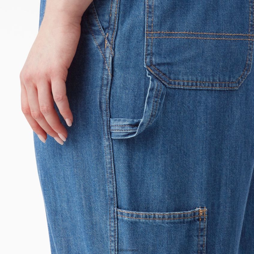 Dickies kvinner pluss avslappet passform bib overalls 4NB6FR1564 klær regelmessig