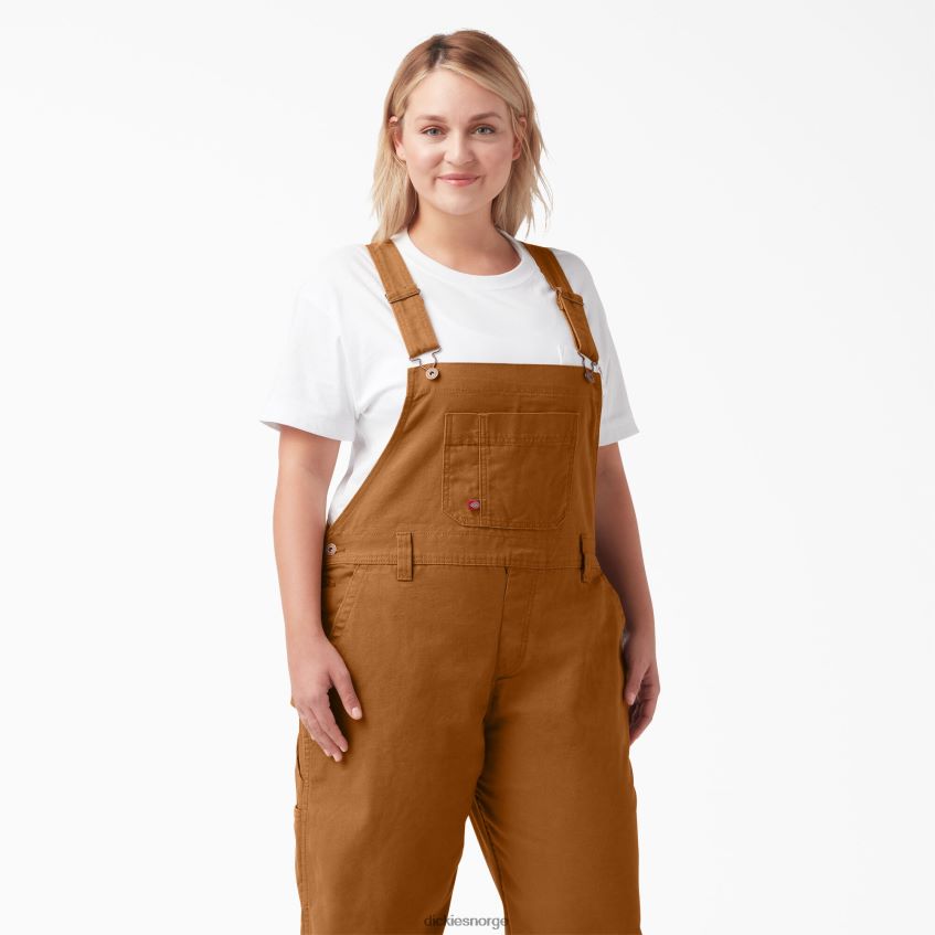 Dickies kvinner pluss avslappet passform bib overalls 4NB6FR1565 klær regelmessig