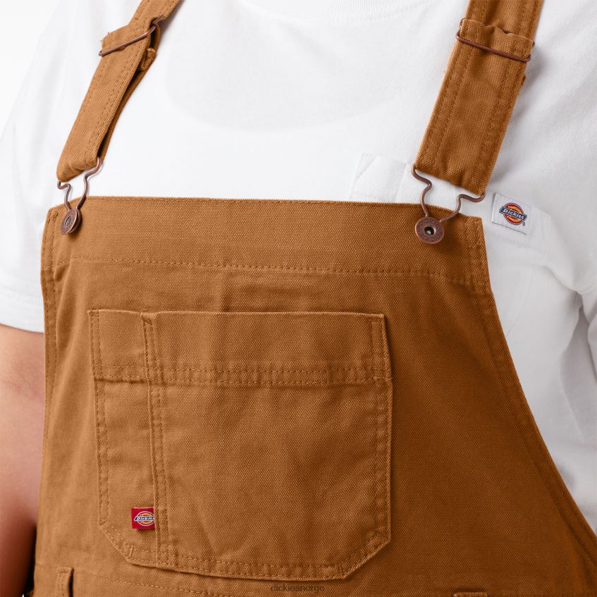 Dickies kvinner pluss avslappet passform bib overalls 4NB6FR1565 klær regelmessig