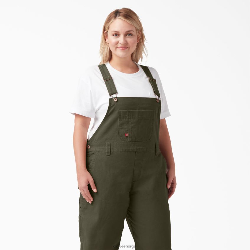 Dickies kvinner pluss avslappet passform bib overalls 4NB6FR1567 klær regelmessig