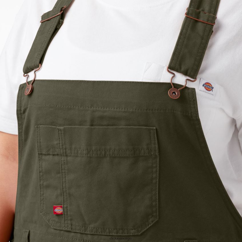 Dickies kvinner pluss avslappet passform bib overalls 4NB6FR1567 klær regelmessig