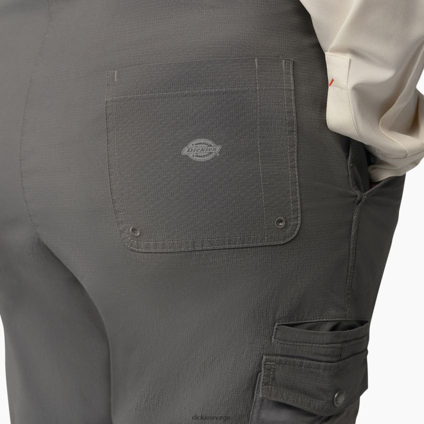 Dickies kvinner pluss kjølende ripstop-smekkedress 4NB6FR1669 klær skyllet grafitt (rga)
