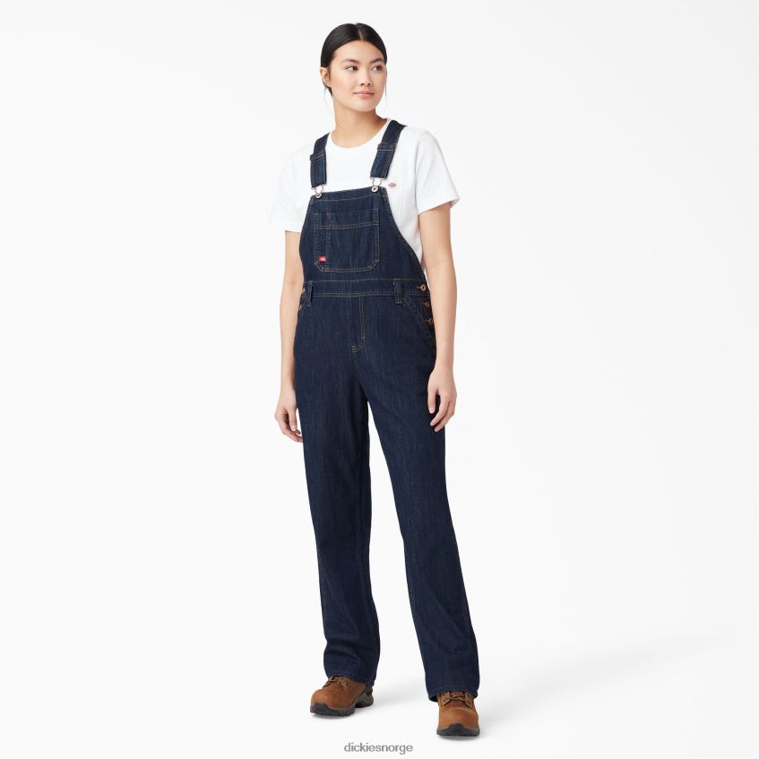 Dickies kvinner smekkedress med avslappet passform 4NB6FR1555 klær mørk indigo (dib)