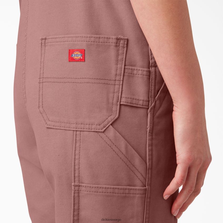 Dickies kvinner smekkedress med avslappet passform 4NB6FR1557 klær skyllet askerose (rar)