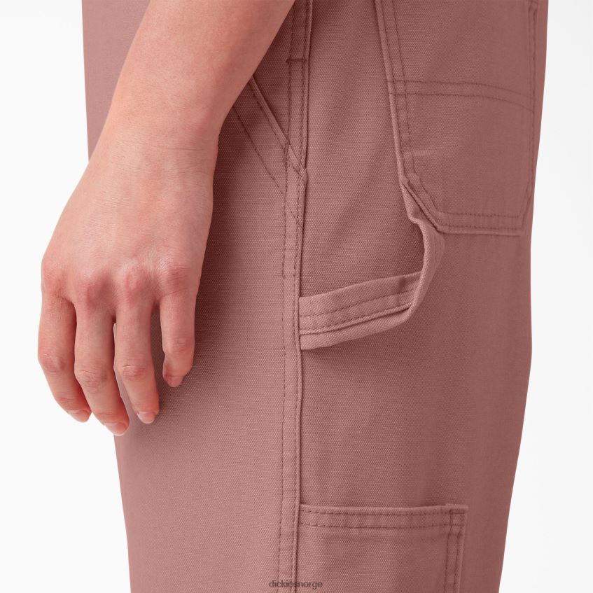 Dickies kvinner smekkedress med avslappet passform 4NB6FR1557 klær skyllet askerose (rar)