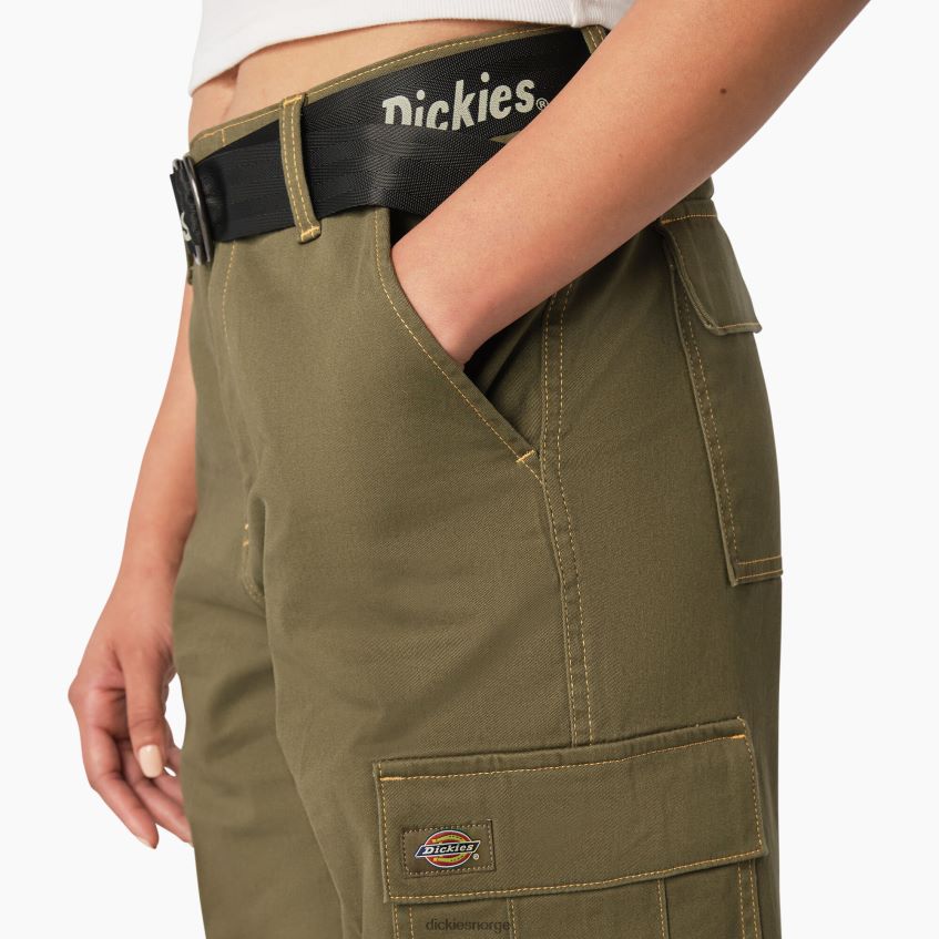 Dickies kvinner cargobukser med kontrastsøm 4NB6FR1805 klær regelmessig