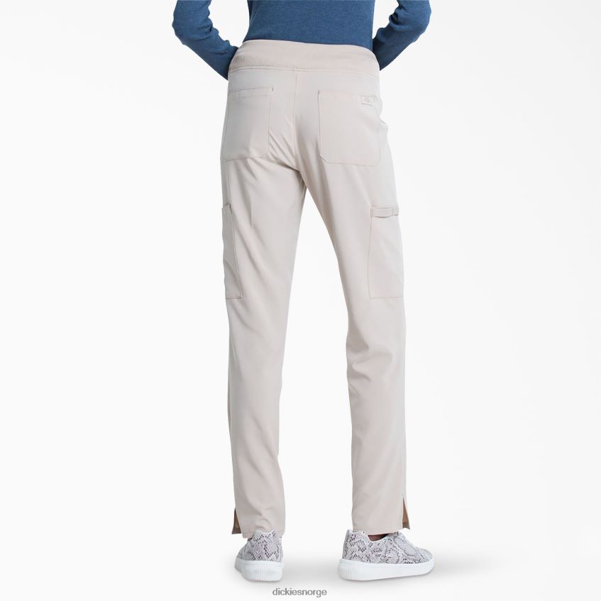 Dickies kvinner eds essentials cargo-skrubbebukser med koniske ben 4NB6FR2503 klær khaki (kh)