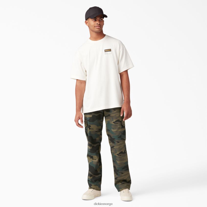 Dickies menn flex cargobukser med normal passform 4NB6FR37 klær hunter green camo (hrc)