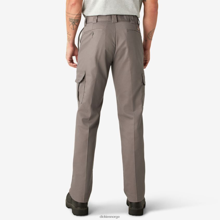 Dickies menn flex cargobukser med normal passform 4NB6FR40 klær grusgrå (vg)