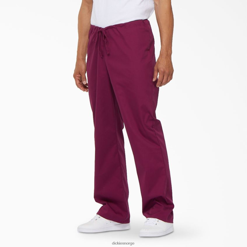 Dickies menn unisex eds signatur skrubbebukser 4NB6FR1321 klær vin (vinn)