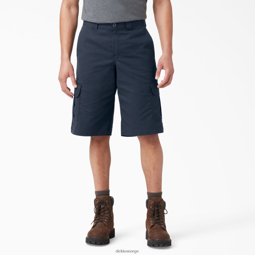 Dickies menn cargo-shorts med avslappet passform 13" 4NB6FR362 klær mørk marineblå (dn)