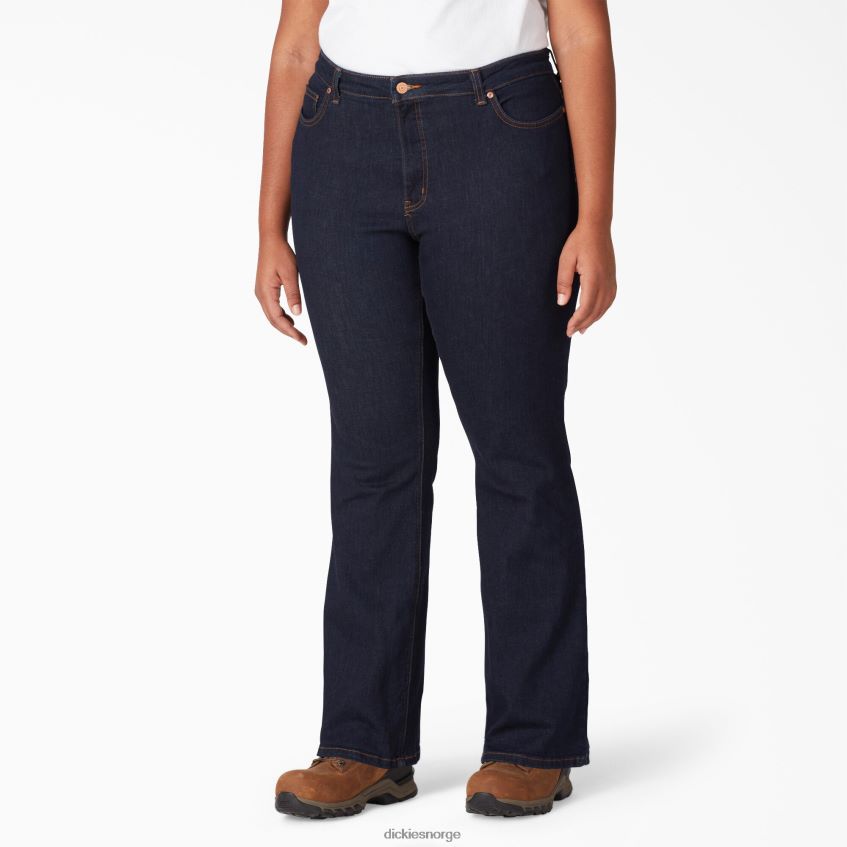 Dickies kvinner pluss bootcut-jeans i perfekt form 4NB6FR1867 klær regelmessig