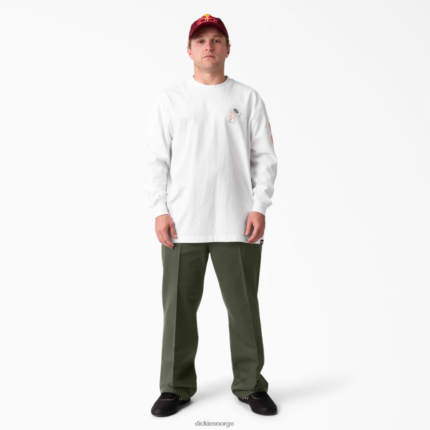 Dickies menn jamie foy bukser med løs passform 4NB6FR196 klær olivengrønn (og)