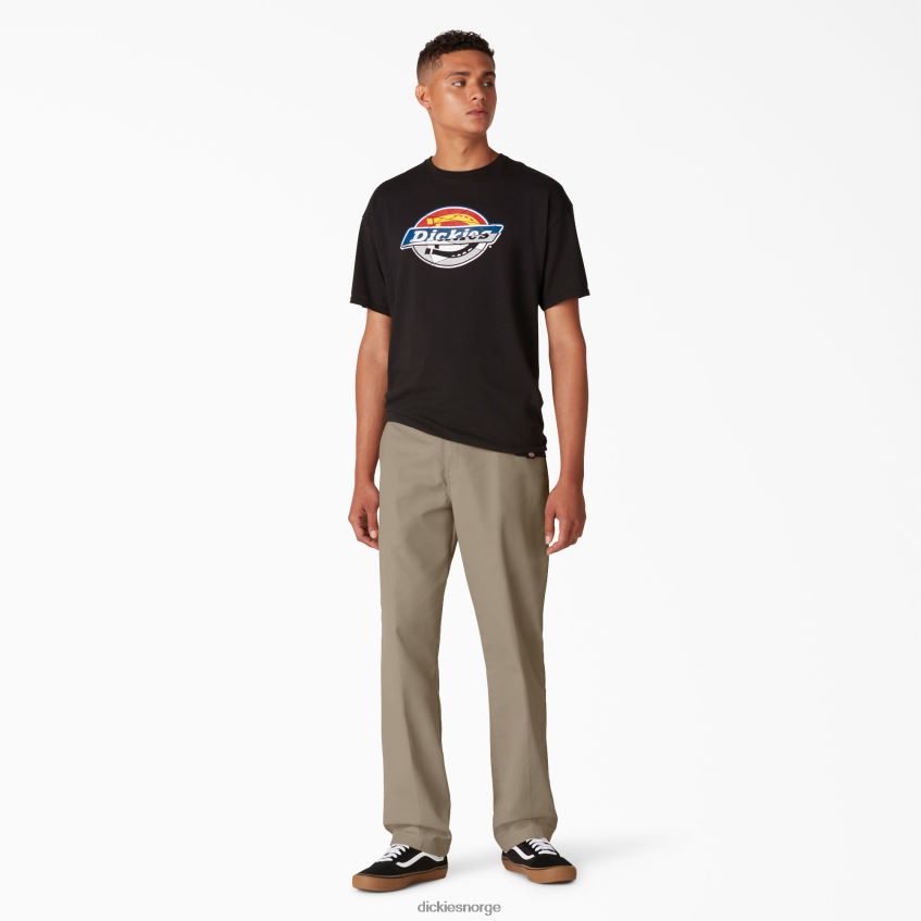 Dickies menn skateboarding slim fit bukser 4NB6FR104 klær ørkensand (ds)
