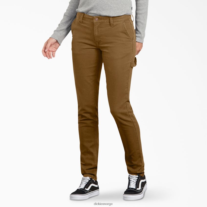 Dickies kvinner duck slim fit snekkerbukser 4NB6FR1821 klær regelmessig