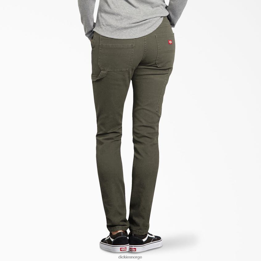 Dickies kvinner duck slim fit snekkerbukser 4NB6FR1823 klær regelmessig