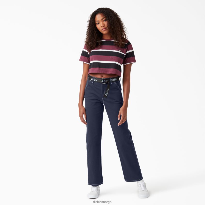 Dickies kvinner snekkerbukser med høyt liv 4NB6FR1725 klær regelmessig