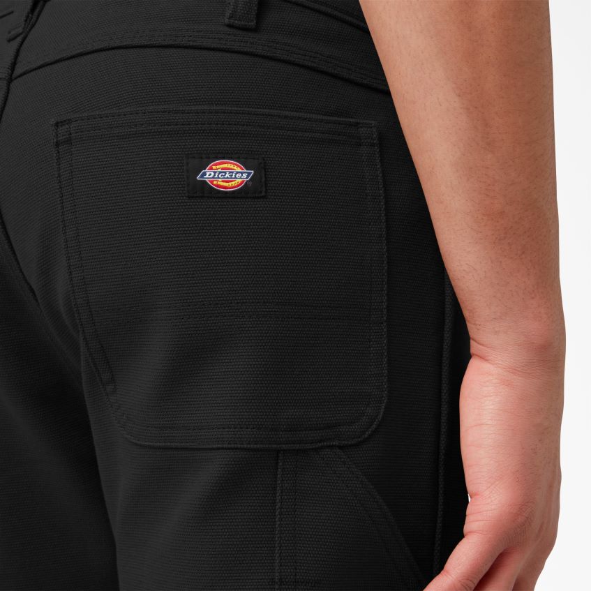 Dickies menn varmende andebruksbukser 4NB6FR322 klær skyllet svart (rbk)