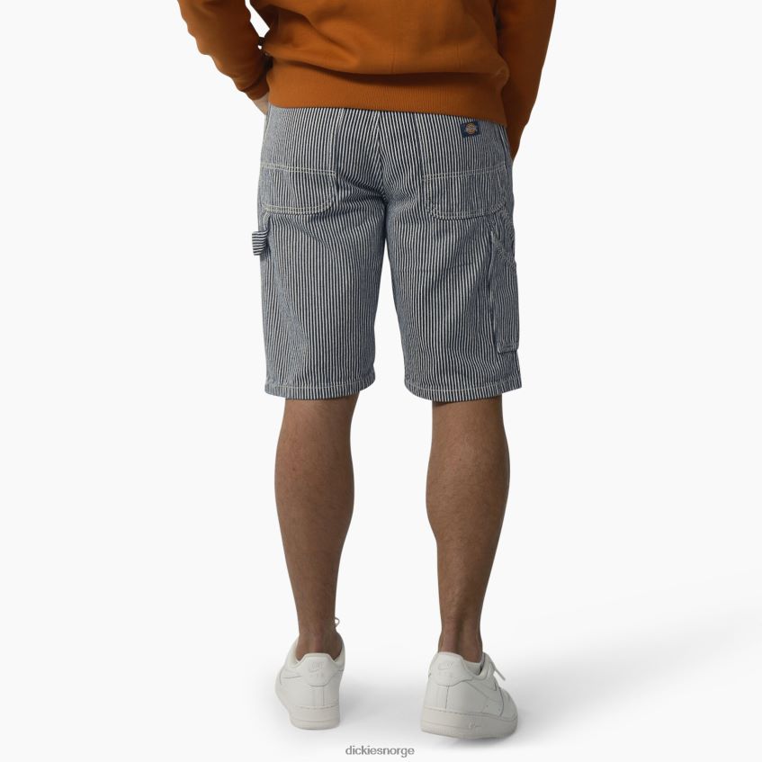 Dickies menn hickory stripe snekkershorts med avslappet passform 11