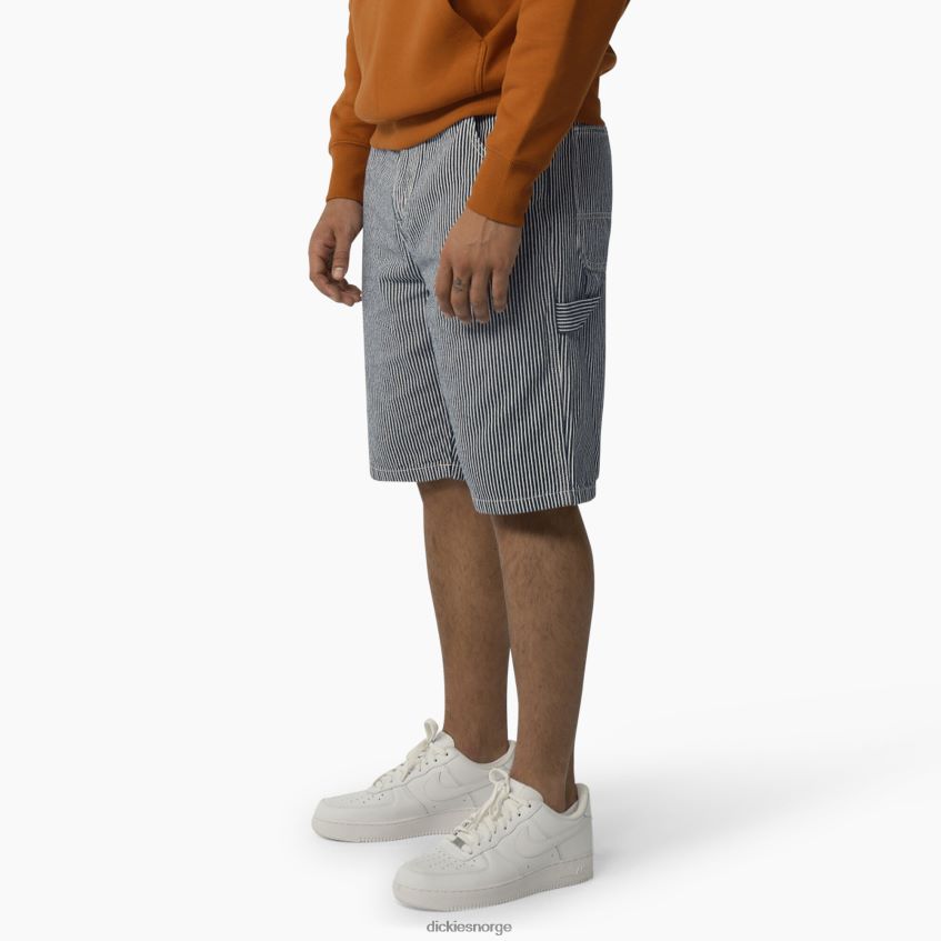 Dickies menn hickory stripe snekkershorts med avslappet passform 11