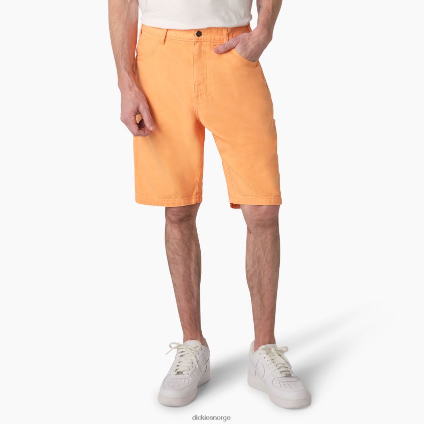 Dickies menn steinvasket andesnekkershorts 11" 4NB6FR469 klær steinvasket papaya smoothie (sps)